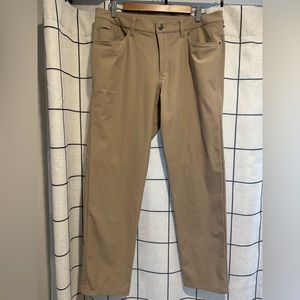 Khaki Lululemon ABC pants